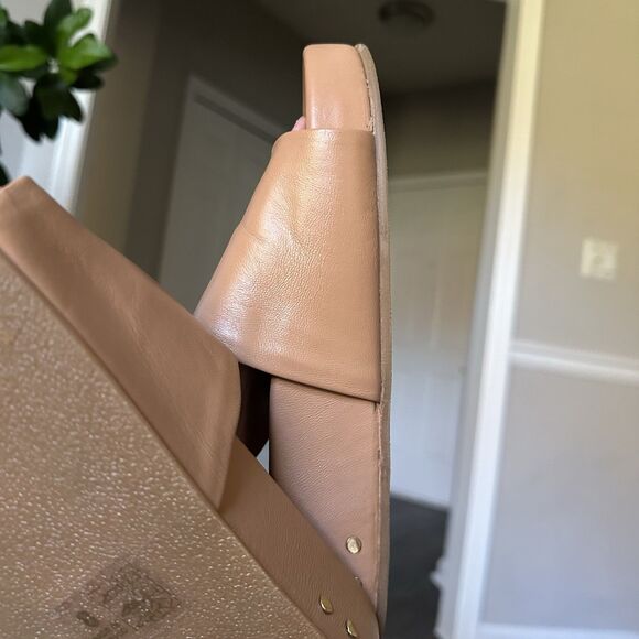 Beek Pelican Leather Platform Sandal in Honey Size 8 ($280) Tan EXCELLENT! - Picture 14 of 15